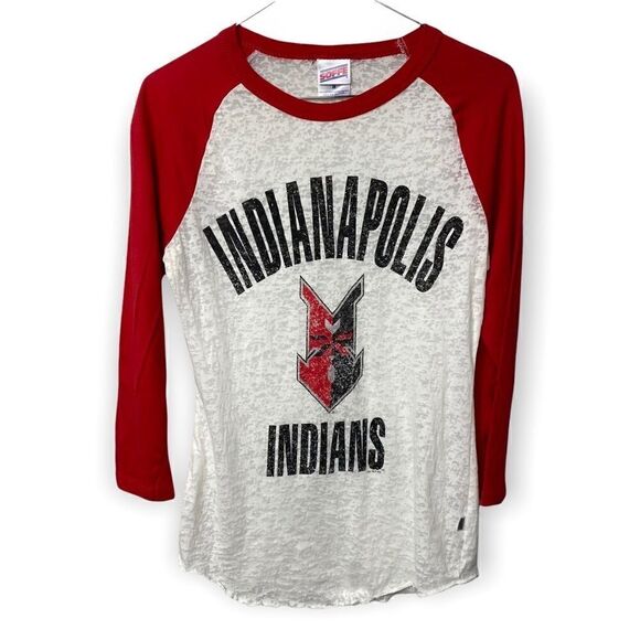 Indianapolis Indians Burnout Baseball Tee - Picture 1 of 4
